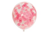 Zabawki - Globos Confetti Balloons Paper Confetti Baby Pink 30cm 6pcs - 1128001