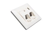 Kable - rózne - Triax Wall outlet Keystone CAT6 Angle - 157078
