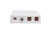Kable - rózne - Triax Outlet box Keystone CAT6 UTP CAT6 UTP 4 ports - 157081