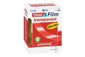 Taśmy i Kleje - tesa film office tape - 25 mm x 66 m - transparent (pack of 6) - 57379-00002-01