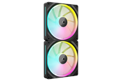Wentylator obudowy - Corsair iCUE LINK LX140 2-pack - Wentylator obudowy - 140mm - Czarny - 36 dBA - CO-9051028-WW