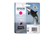 Tusz, toner i material eksploatacyjny - Epson T7603 - vivid magenta - original - ink cartridge - C13T76034N10