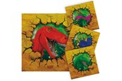 Zabawki - Folat BV Dino Napkins 16pcs. - 2 layers - 61852