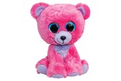 Plusz - Lumo Stars Cuddly Toy - Bear Raspberry 15cm - 54967