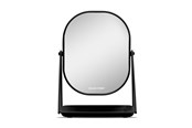 Lusterka kosmetyczne - Gillian Jones Table Mirror With Tray Black - 5713982011456