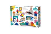 Zabawki dla niemowlat - SES Creative Tiny Talents Wooden Building Blocks - 13143