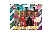 Kreatywne gry - L.O.L. LOL. Artist Pad Coloring Book with Sticker Sheet - OM04026