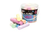 Zabawki na zewnatrz - Creative Craft Group Jumbo Sidewalk Chalk in Bucket 15 pcs. - 610001