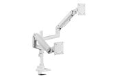 Uchwyt na monitor - Alterzone Arm Luxe Duo Ciężkie Podwójne Ramię Monitora, Biały - ALZARMLX-DW