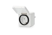 Inteligentny dom - Nedis SmartLife Smart Plug Zigbee 3.0 IP44 Power meter 3680 W Type F (CEE 7/7) White - ZBPO130FWT