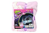 Pokój dzieciecy - Toi-Toys Glow N fun Glow in the Dark Blanket Unicorn 130x150cm - 35563A