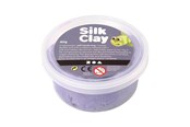 Klocki konstrukcyjne - Silk Clay - Purple 40gr. - 79107