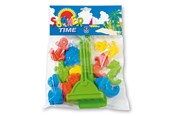 Zabawki na zewnatrz - Androni Sand mold set with shovel and rake - 3608-0000