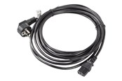 Kabel zasilający (wewnętrzny) - Lanberg - power cable - CEI 23-16/VII / CEE 7/3 to power IEC 60320 C13 - 5 m - CA-C13C-11CC-0050-BK