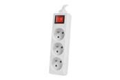 Kabel zasilający (zewnętrzny) - Lanberg - power strip - PS1-03E-0150-W