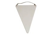 Artykuly Artystyczne & Rzemieslnicze - Playwood Wooden Flag Triangle with Hanger 19.5x15cm - sl128