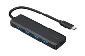 USB hub - Gembird UHB-CM-U3P4P-01 - hub - type-C - 4 ports USB hub - 4 - USB 3.2 - Czarny - UHB-CM-U3P4P-01