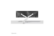 Uchwyt na monitor - Neomounts NEXT Slim DS70-250WH2 mounting kit - full-motion - for 2 monitors - white - DS70-250WH2