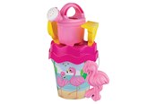 Zabawki na zewnatrz - Androni Bucket set Flamingo 6 pieces. - 1335-0FEN
