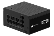 Zasilacz do komputera - Corsair SF Series SF750 (2024) Zasilacz do komputera - 750 wat - 92 mm - ATX 3.1 - 80 Plus 80+ Platinum - CP-9020284-EU