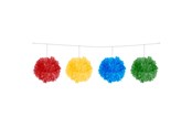 Zabawki - Folat BV Colored Pompom Garland - 22853