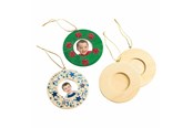 Artykuly Artystyczne & Rzemieslnicze - Colorations - Decorate your own Wooden Photo Frame Ornament Set of 12 - CHPHOTO