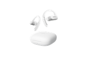 Słuchawki, zestaw słuchawkowy - Shokz OpenFit Air - White - T511WT