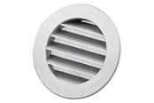 Ventilation - Duka Metal grate Dusav Ø100mm Black lacquered aluminium - 410484