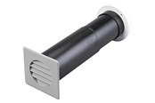 Ventilation - Duka Telescopic valve Type 300 Ø75 mm grey/white - 109752
