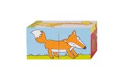 Puzzle - Goki Wooden Block Puzzle Animals 2 pcs. Blok - 57725