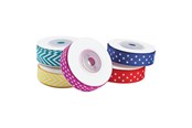 Artykuły Artystyczne & Rzemieślnicze - Colorations - Ribbon with Patterns Set of 5 - CHPATRIB