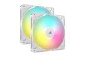 Wentylator obudowy - Corsair RS140 ARGB - dual pack - Wentylator obudowy - 140mm - Biały z oświetleniem RGB - 36 dBA - CO-9050187-WW