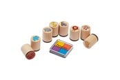 Kreatywne gry - Goki Wooden Stamp Set - Wild Animals - 15499