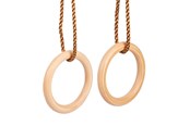Zabawki na zewnatrz - Small Foot - Wooden Gymnastic Rings - 11592