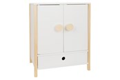 Lalki i akcesoria - Small Foot - Wooden Dolls Wardrobe Little Button with Hangers 3dlg. - 11812