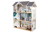 Lalka, mis i akcesoria - Small Foot - Wooden Urban Villa Dollhouse with Accessories 13dlg. - 11802