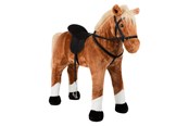 Zabawa w udawanie - Small Foot - Wooden Hobby Horse Brown Standing with Sound - 11177