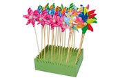 Zabawki - Small Foot - Windmill with Wooden Stick 28cm 24 pcs. - 6149