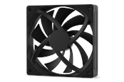 Wentylator obudowy - NZXT F120Q V2 Quiet Airflow - Wentylator obudowy - 120mm - Czarny - 25 dBA - RF-Q12SF-B2