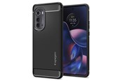 Telefon - Pokrowiec i etui - Spigen Rugged Armor - black - Motorola Edge 2022 - ACS05544