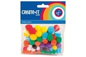 Artykuly Artystyczne & Rzemieslnicze - Haza Witbaard Colored Pompoms 78pcs. - 192320