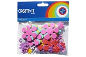 Artykuly Artystyczne & Rzemieslnicze - Haza Witbaard Foam stickers Flowers 70 pcs. - 192301