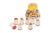 Kreatywne gry - Goki Wooden Stamp Set Forest Animals 9pcs. - 15570