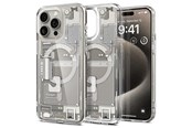 Telefon - Pokrowiec i etui - Spigen Ultra Hybrid MagSafe - zero one natural titanium - iPhone 15 Pro Max - ACS07211