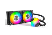 Chlodzenie CPU - Montech Hyper Flow ARGB 240 - Black - Chłodzenie wodne procesora - Max 29 dBA - Hyper Flow ARGB 240 (B)