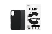 Telefon - Pokrowiec i etui - CARE by PanzerGlass Case Feature Double Defence Black iPhone 16 - PANZER1333