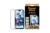 Telefon - szkło ochronne - PanzerGlass Screen Protector Aluminum Frame iPhone 16 | Ultra-Wide Fit - PANZER2849