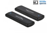 Dysk twardy - akcesoria - DeLOCK External USB Type-C Combo Enclosure for M.2 NVMe PCIe or SATA SSD - 42633