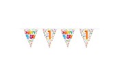 Zabawki - Folat BV Flag line Confetti 1 year 10 meters. - 27101
