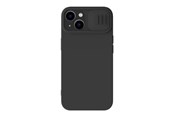 Telefon - Pokrowiec i etui - Nillkin CamShield Silky Silicone Case for iPhone 15 Plus (black) - 6902048266469